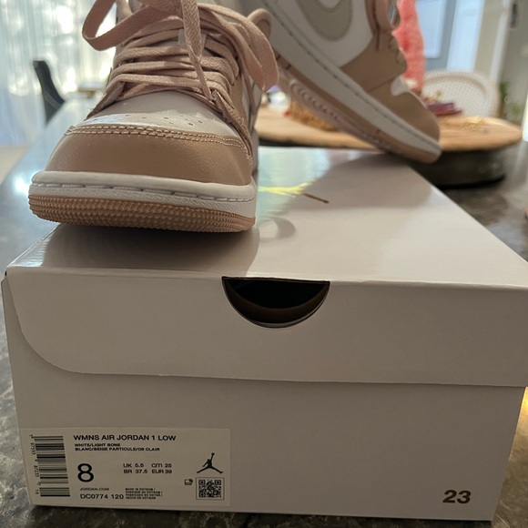 Womens Air Jordan 1 Low Sneakers - Picture 8 of 10